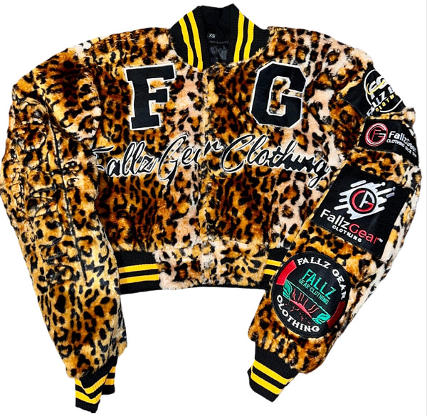 Cheetah Varsity Jacket