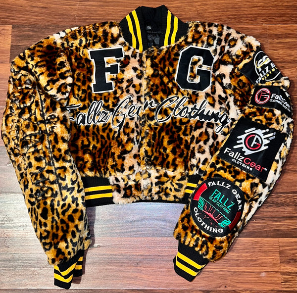 Cheetah Varsity Jacket