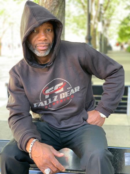 Rhinestone Hoodie Fallz Gear Clothing